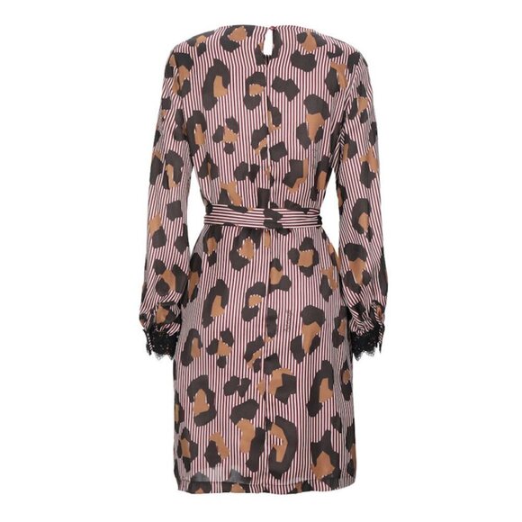 Cristinaeffe Leopard Print Shift Dress 6 NWT - Picture 2 of 3